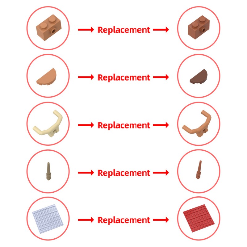 GOBRICKS MOC 202360 Petra - The Treasury - YWOBB