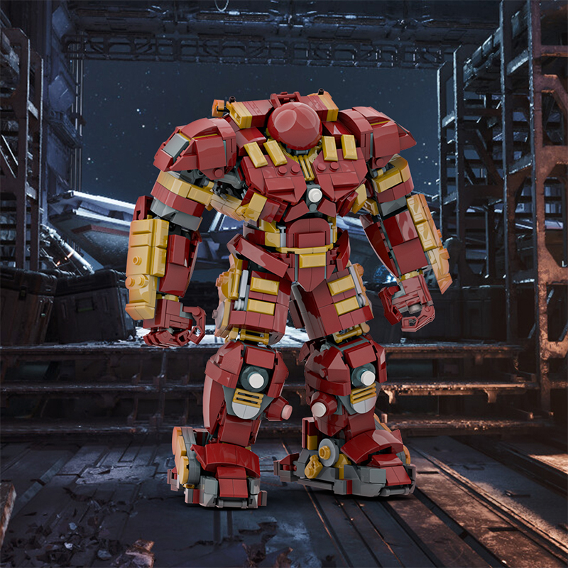 GOBRICKS MOC A1878 hulkbuster - YWOBB