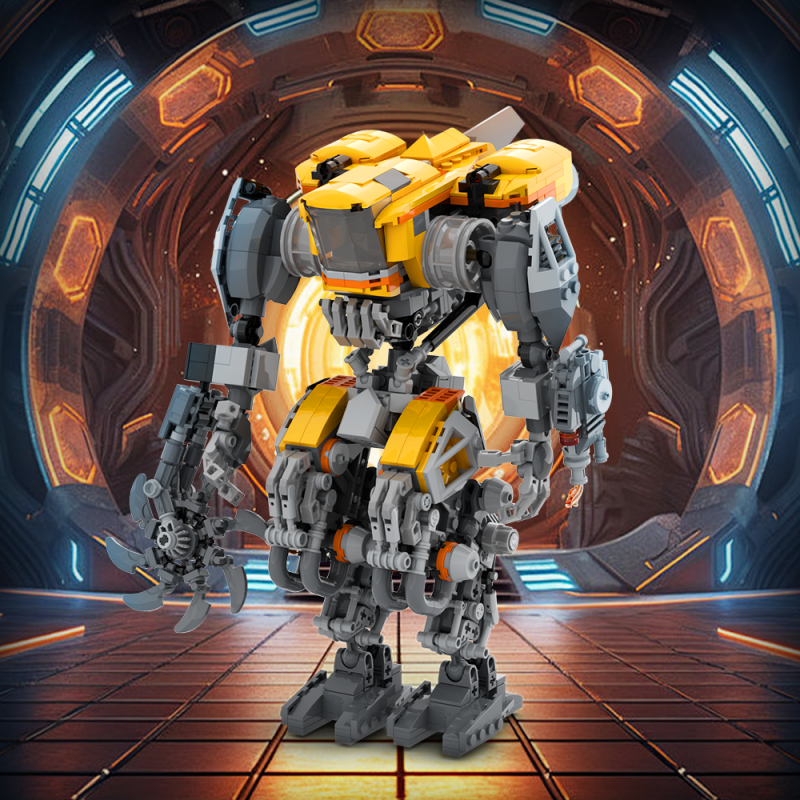 GOBRICKS MOC 203632 MAD STOMP XT “BEE-STUNG” - YWOBB