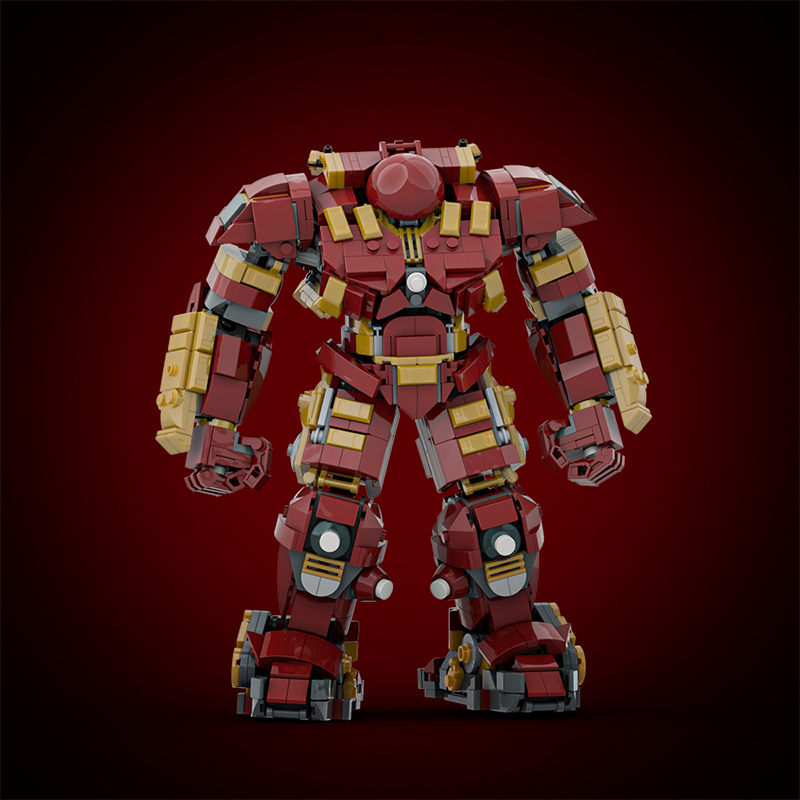 GOBRICKS MOC A1878 hulkbuster - YWOBB