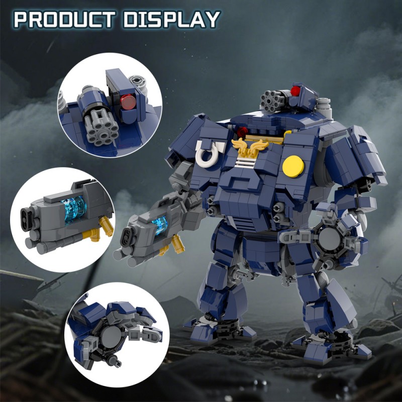 GOBRICKS MOC 214638 Ultramarines Redemptor Dreadnought - YWOBB