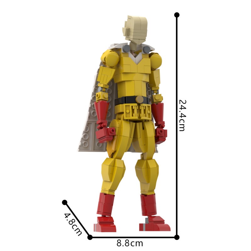 GOBRICKS MOC 216325 One Punch Man / Saitama - YWOBB