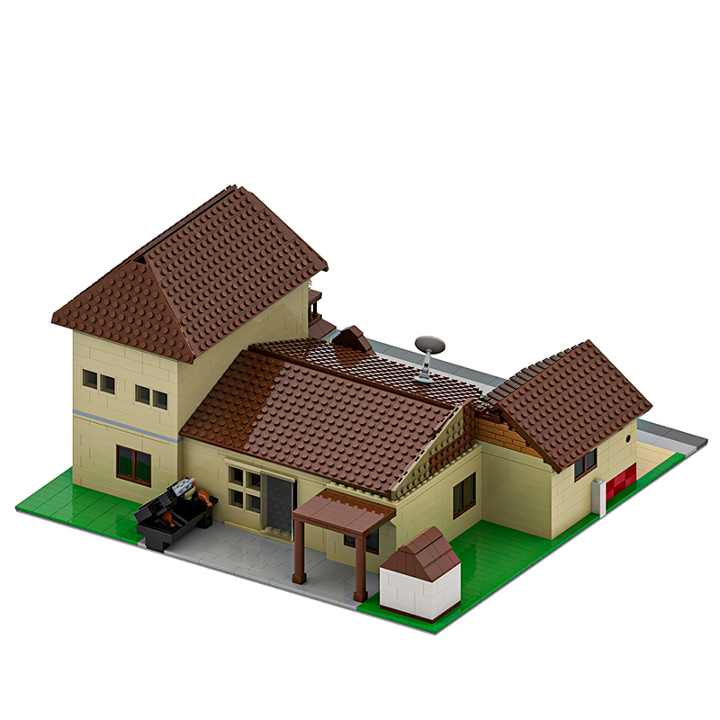 GOBRICKS MOC 98283 Rick and Morty Smith Residence - YWOBB