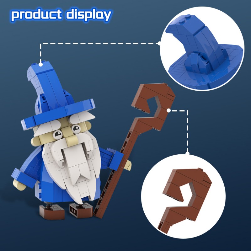 GOBRICKS MOC 206811 Cute Wizard - YWOBB