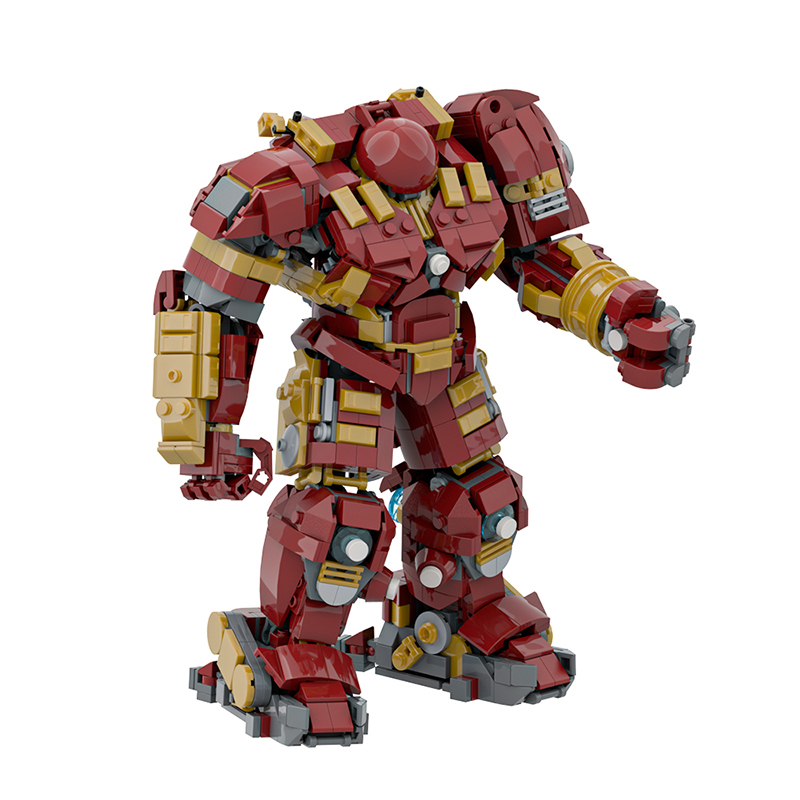 GOBRICKS MOC A1878 hulkbuster - YWOBB
