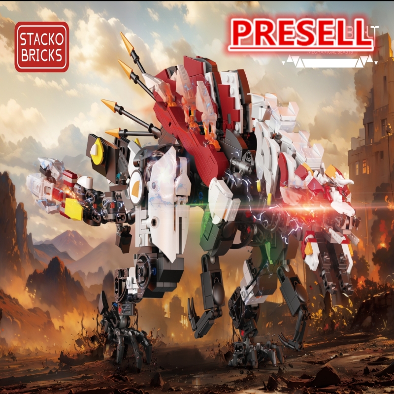 STACKO BRICKS 06001 Horizon Zero Dawn robotic dinosaur - YWOBB