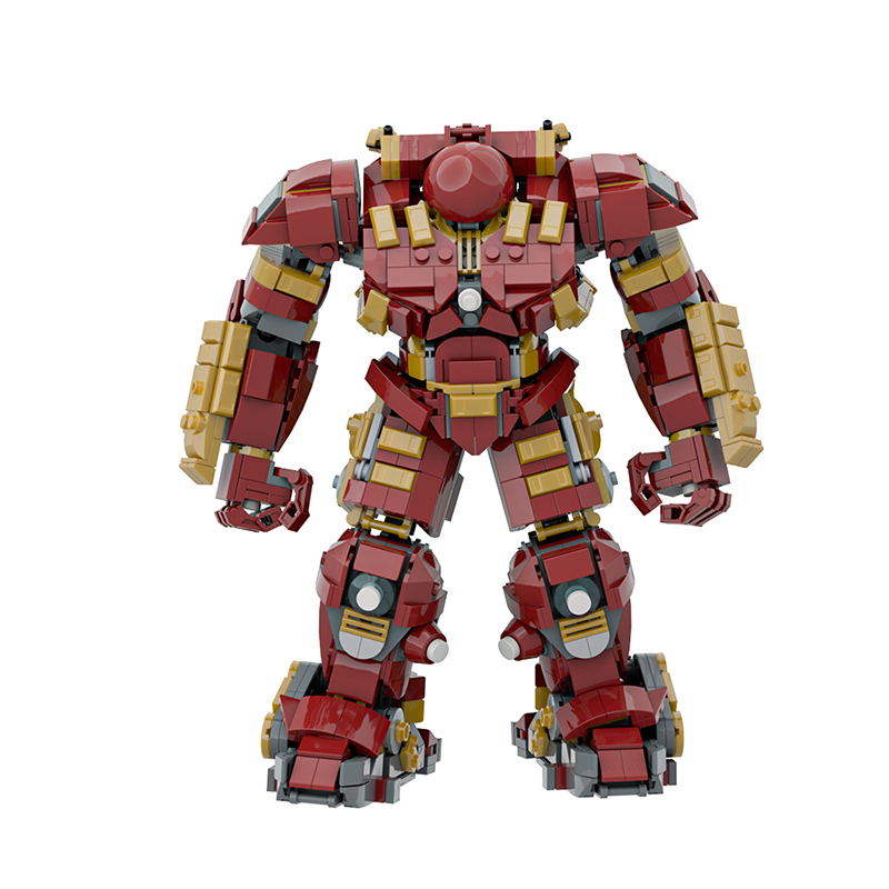 GOBRICKS MOC A1878 hulkbuster - YWOBB