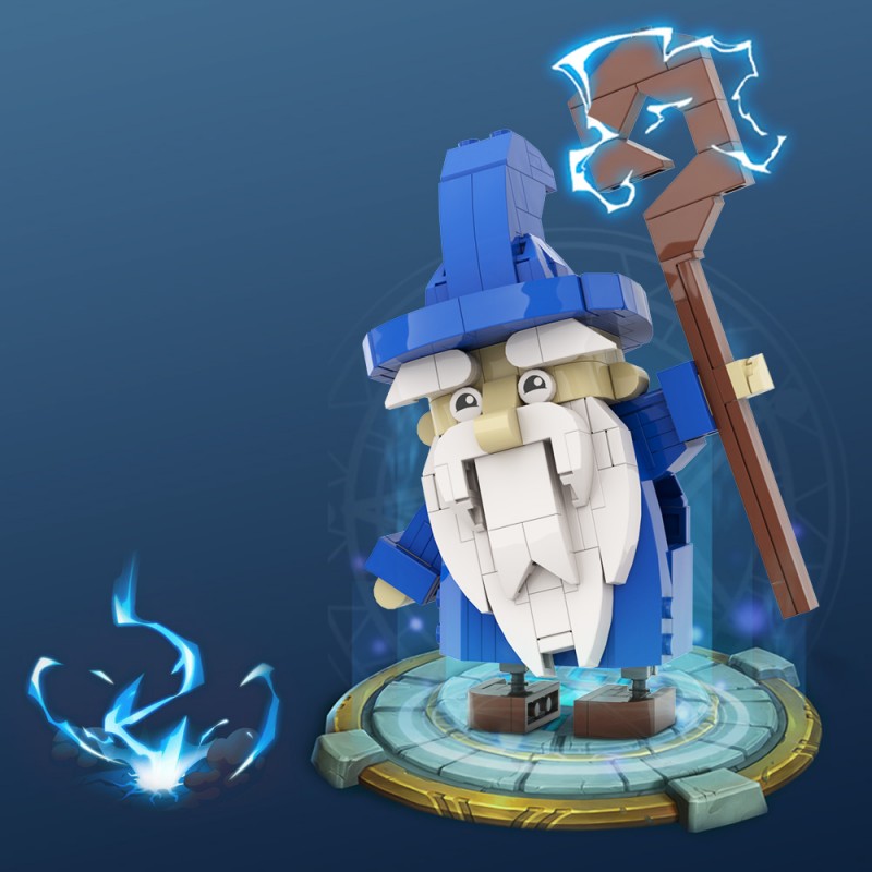 GOBRICKS MOC 206811 Cute Wizard - YWOBB