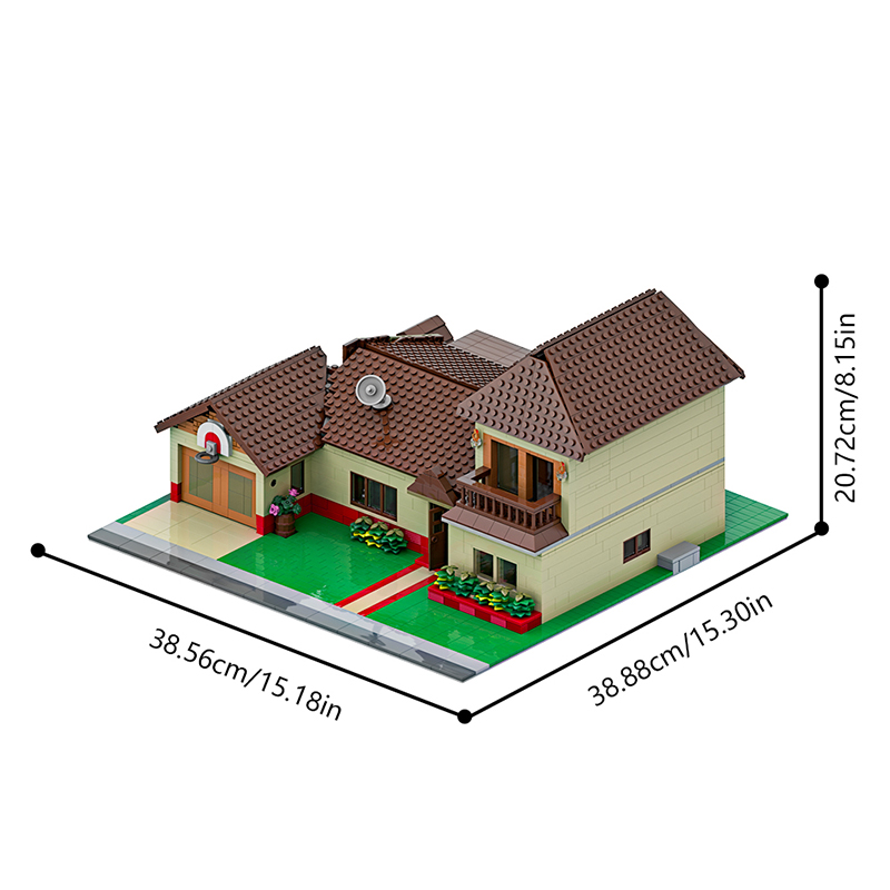 GOBRICKS MOC 98283 Rick and Morty Smith Residence - YWOBB