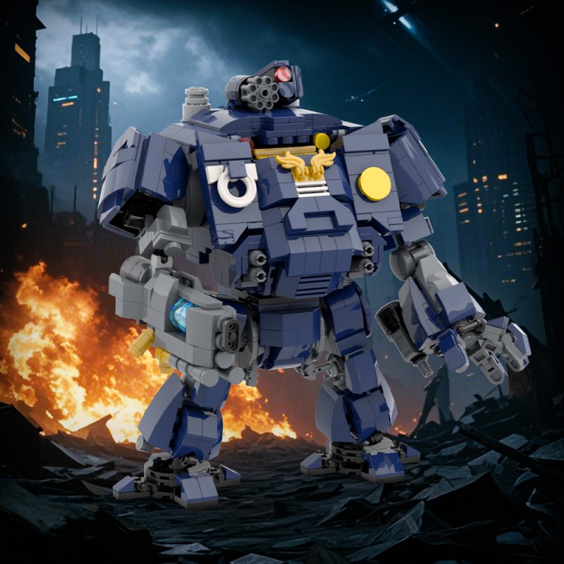 GOBRICKS MOC 214638 Ultramarines Redemptor Dreadnought - YWOBB