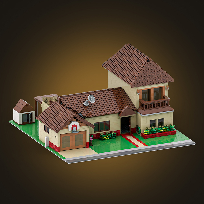 GOBRICKS MOC 98283 Rick and Morty Smith Residence - YWOBB