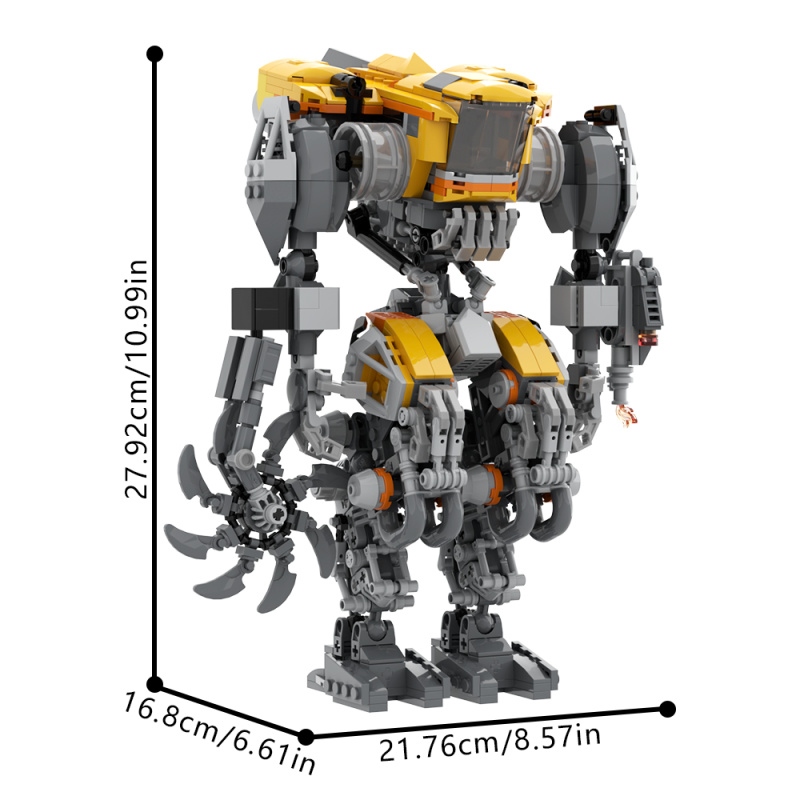 GOBRICKS MOC 203632 MAD STOMP XT “BEE-STUNG” - YWOBB