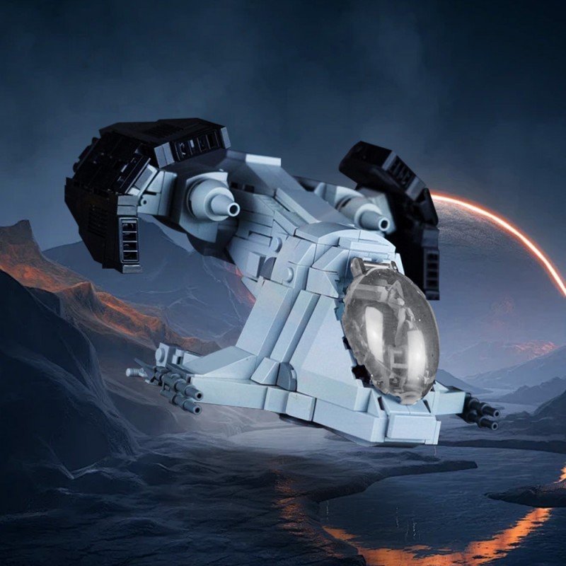 GOBRICKS MOC 129250 Imperial Dropship - YWOBB