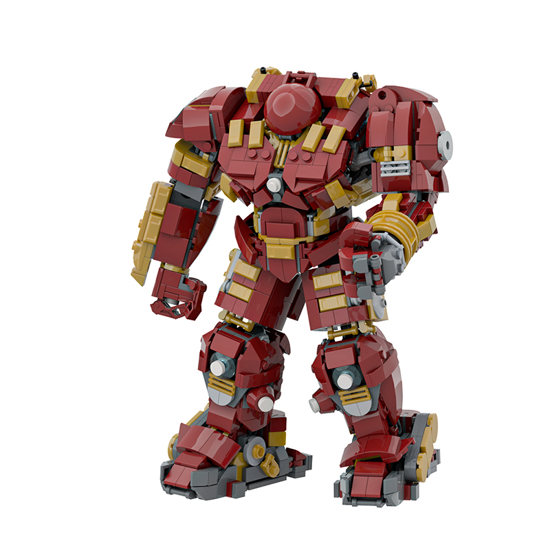 GOBRICKS MOC A1878 hulkbuster - YWOBB