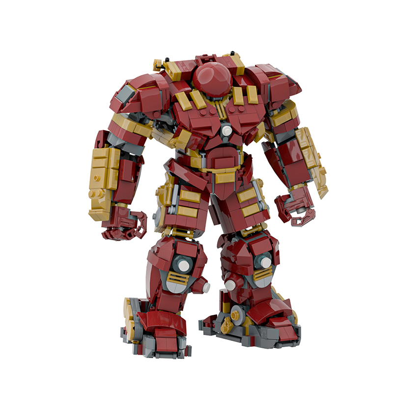 GOBRICKS MOC A1878 hulkbuster - YWOBB