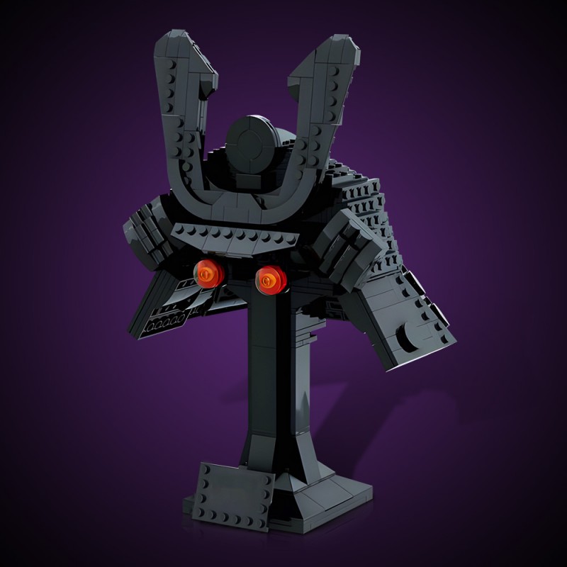 GOBRICKS MOC 204644 Lord Garmadon Helmet - YWOBB