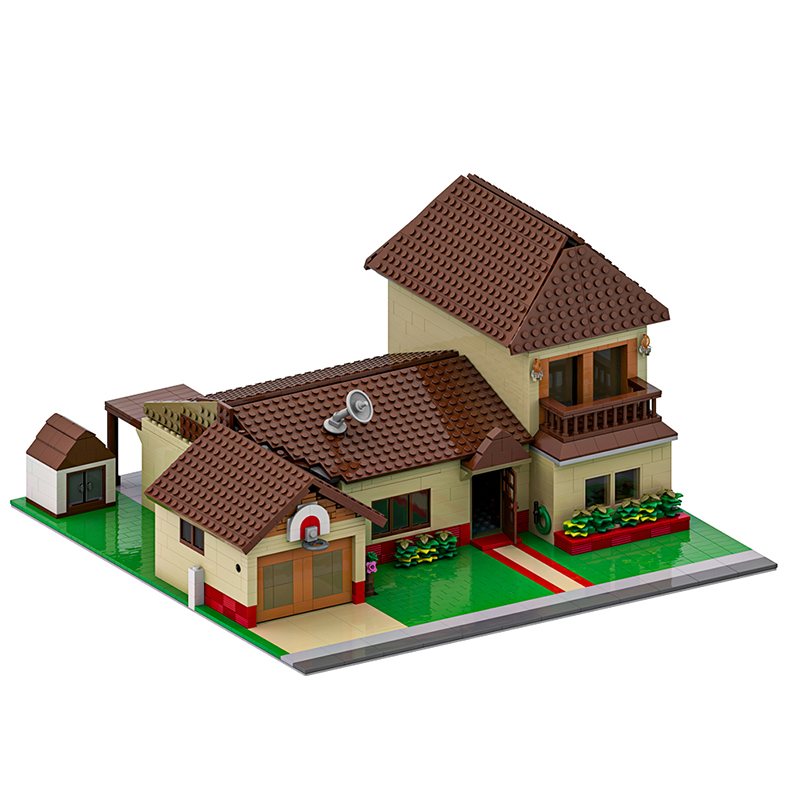 GOBRICKS MOC 98283 Rick and Morty Smith Residence - YWOBB