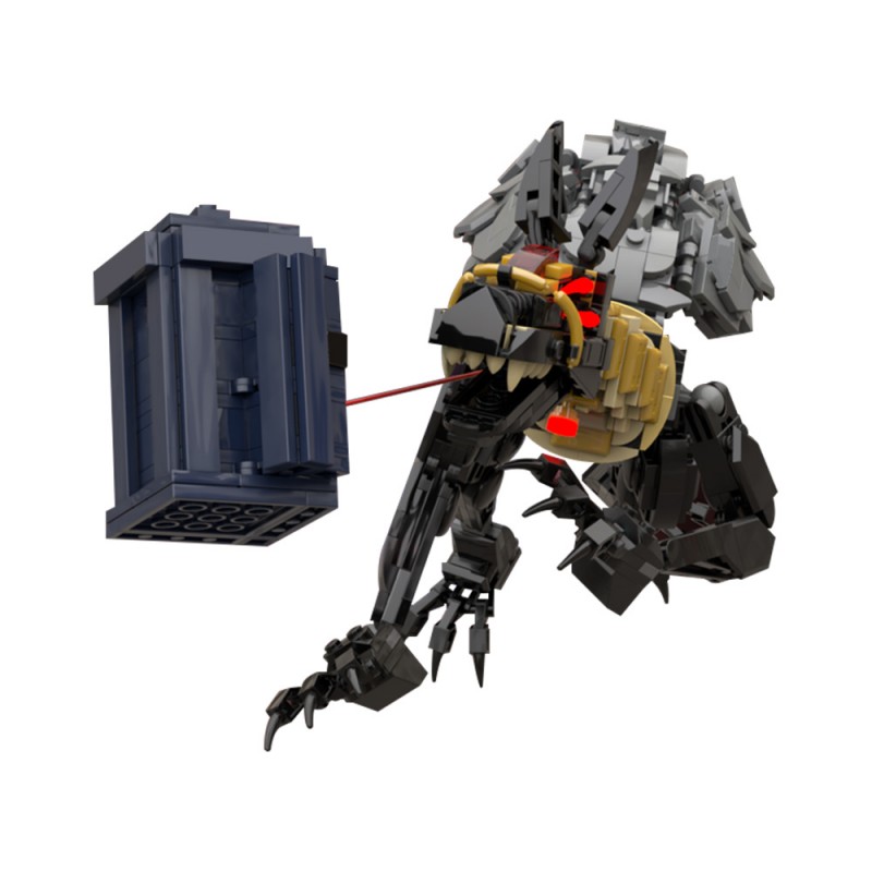 GOBRICKS MOC 206042 Sutekh (Doctor who) and Tardis - YWOBB