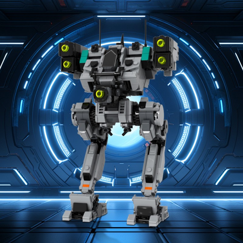 GOBRICKS MOC 101613 Flea BattleMech - YWOBB