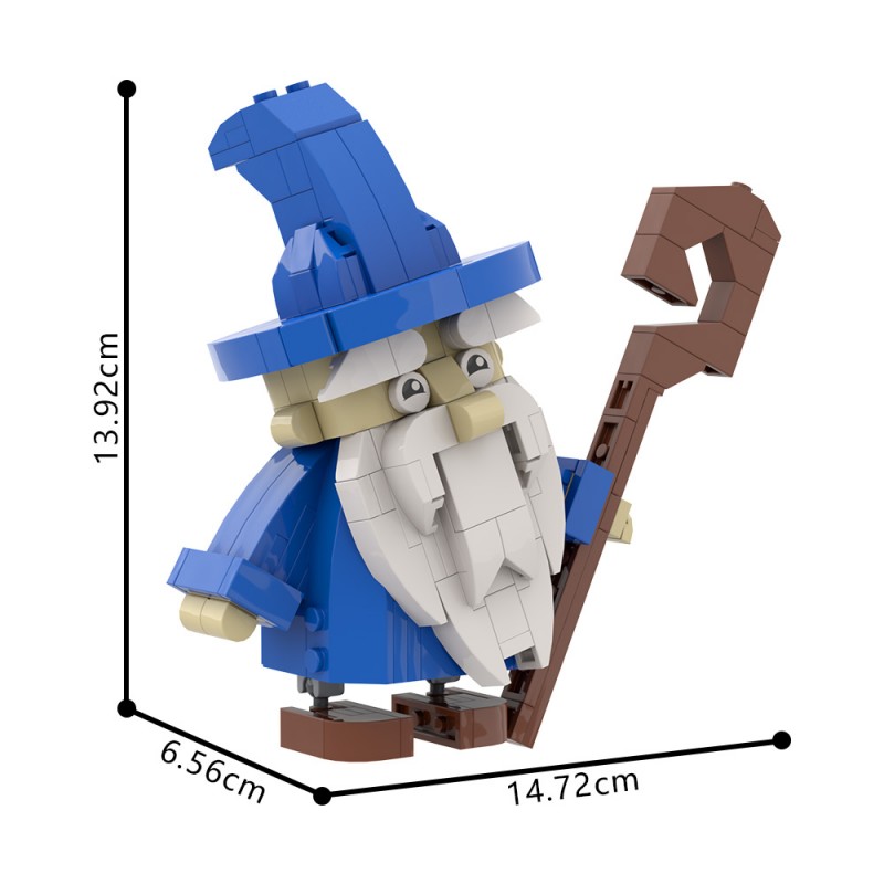 GOBRICKS MOC 206811 Cute Wizard - YWOBB