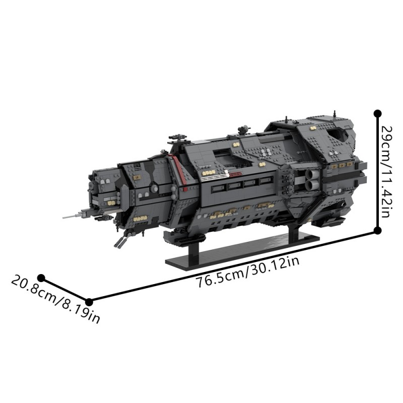 GOBRICKS MOC 212004 UNSC Pillar of Autumn C-709 - YWOBB