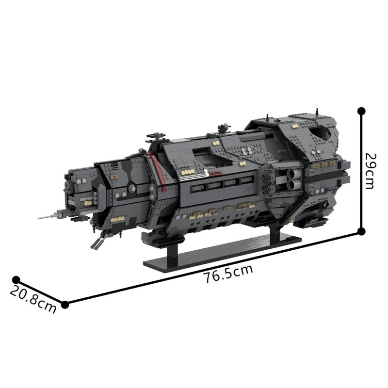 GOBRICKS MOC 212004 UNSC Pillar of Autumn C-709 - YWOBB