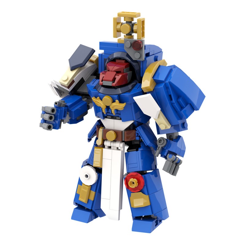 GOBRICKS MOC 195931 Terminator Captain Warhammer40k mech robot - YWOBB