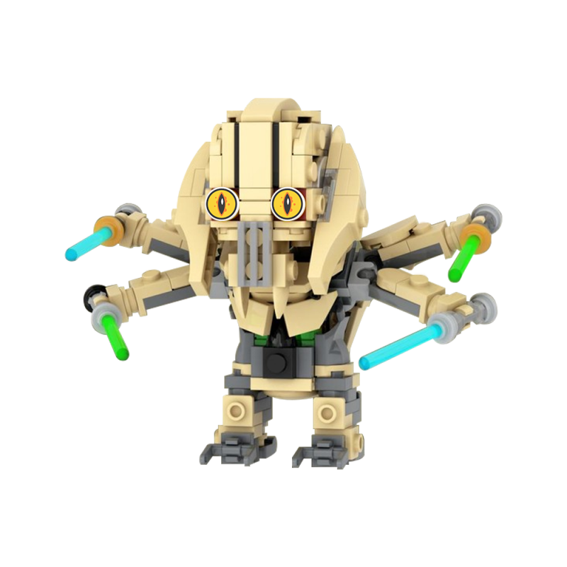 GOBRICKS MOC 209227 General Grievous Brickheadz - The Clone Wars - YWOBB