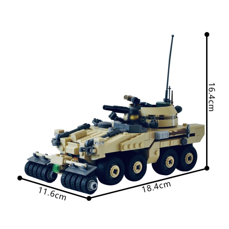 GOBRICKS MOC 217381 World in Darkness-Armadillo APC - YWOBB