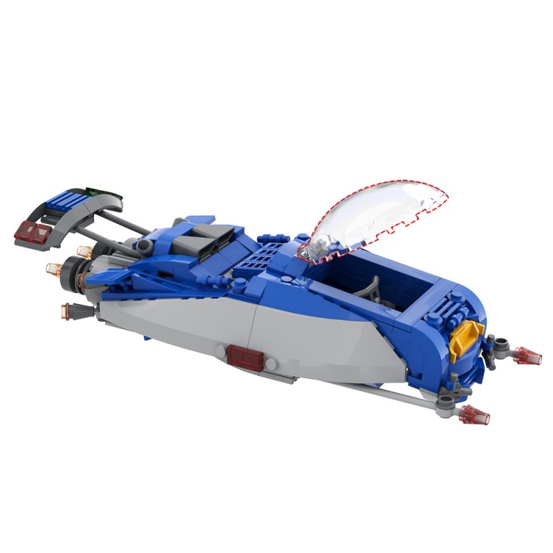 GOBRICKS MOC A2261 MIS010 Classic Space - YWOBB