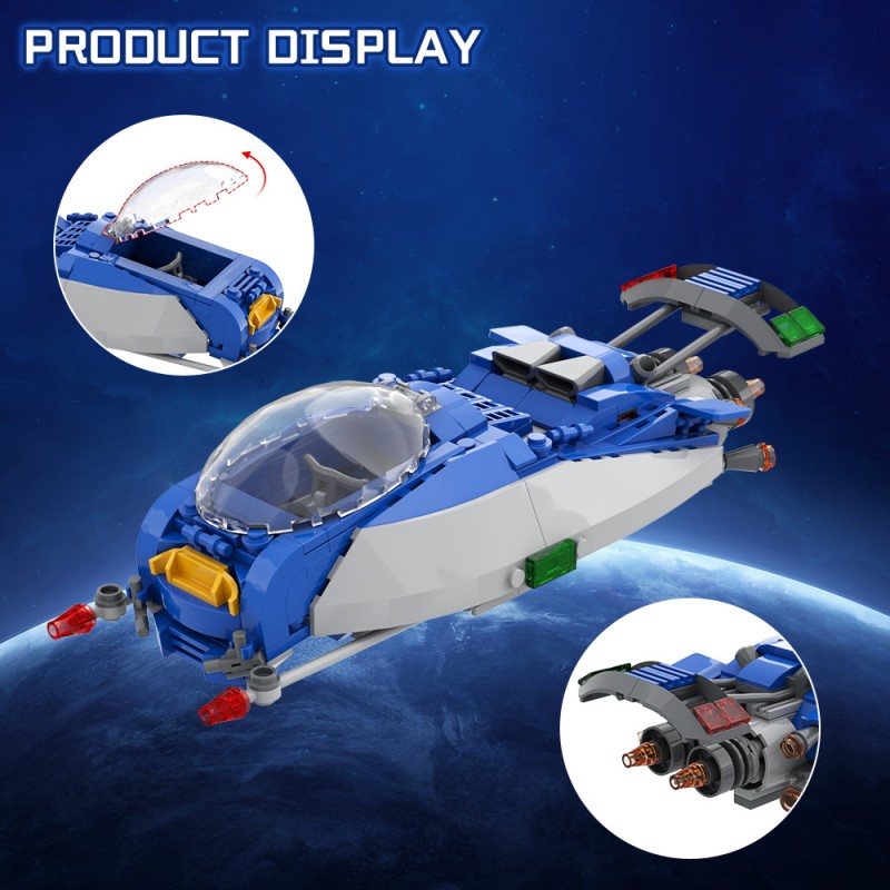 GOBRICKS MOC A2261 MIS010 Classic Space - YWOBB