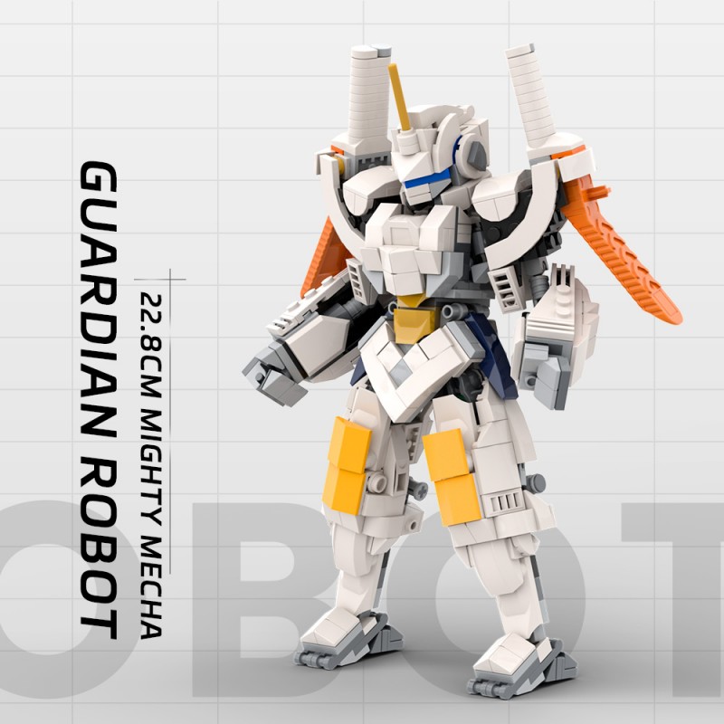 GOBRICKS MOC A1879 Guardian Robot - YWOBB