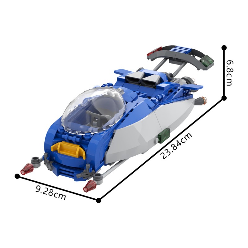 GOBRICKS MOC A2261 MIS010 Classic Space - YWOBB