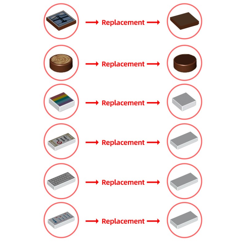 GOBRICKS MOC 202302 Village Square - YWOBB