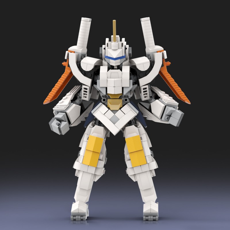 GOBRICKS MOC A1879 Guardian Robot - YWOBB