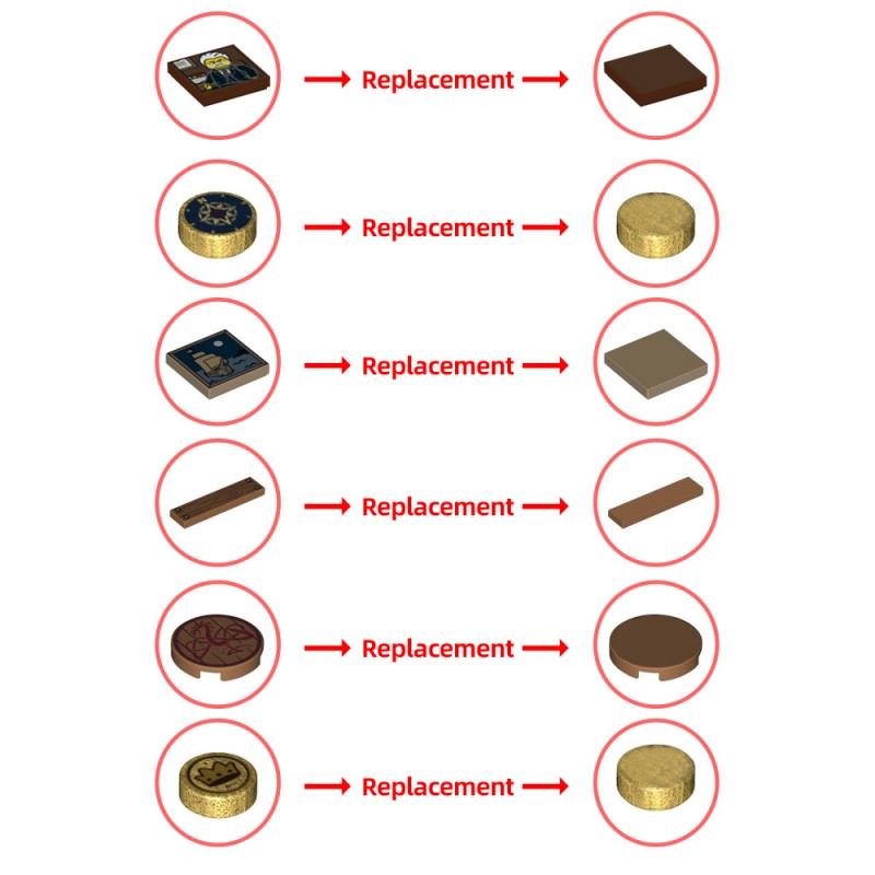 GOBRICKS MOC 202302 Village Square - YWOBB
