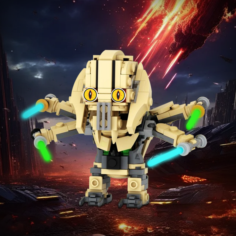 GOBRICKS MOC 209227 General Grievous Brickheadz - The Clone Wars - YWOBB