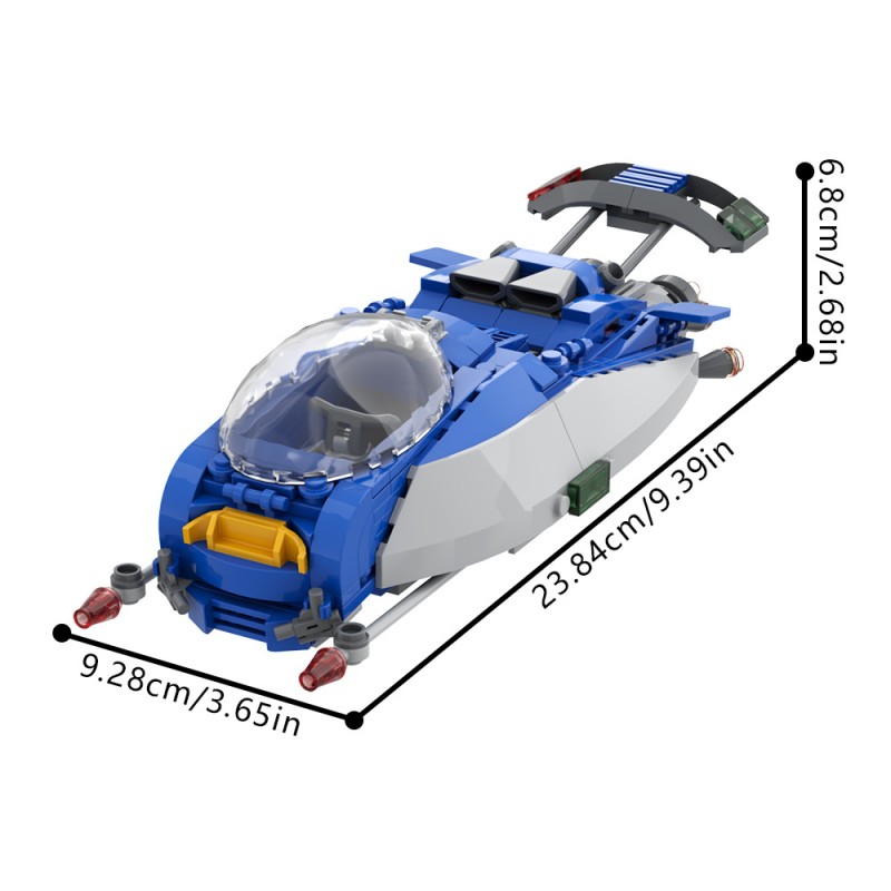 GOBRICKS MOC A2261 MIS010 Classic Space - YWOBB