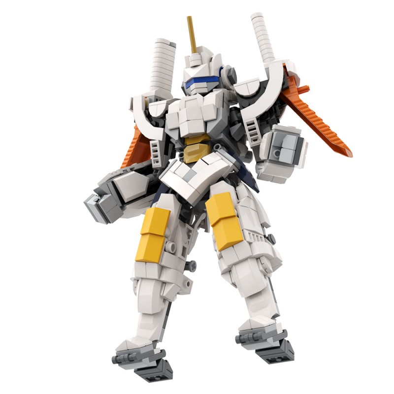 GOBRICKS MOC A1879 Guardian Robot - YWOBB