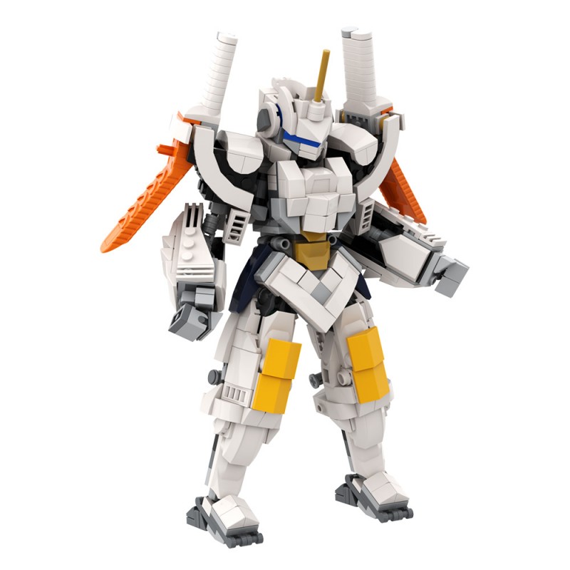 GOBRICKS MOC A1879 Guardian Robot - YWOBB