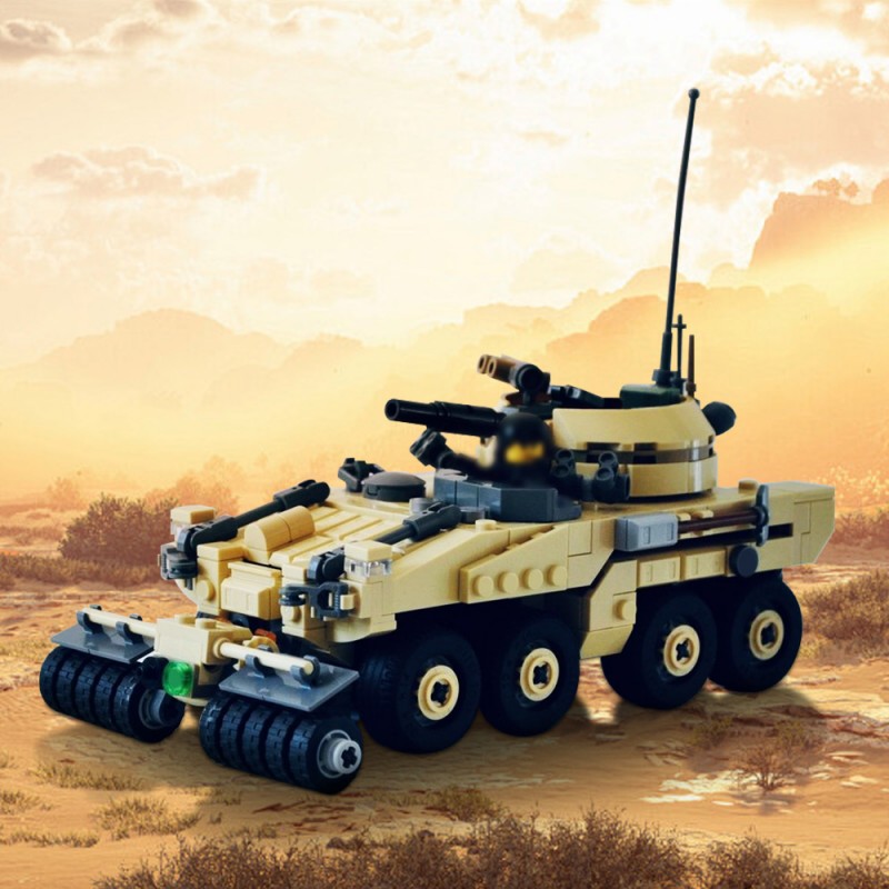 GOBRICKS MOC 217381 World in Darkness-Armadillo APC - YWOBB