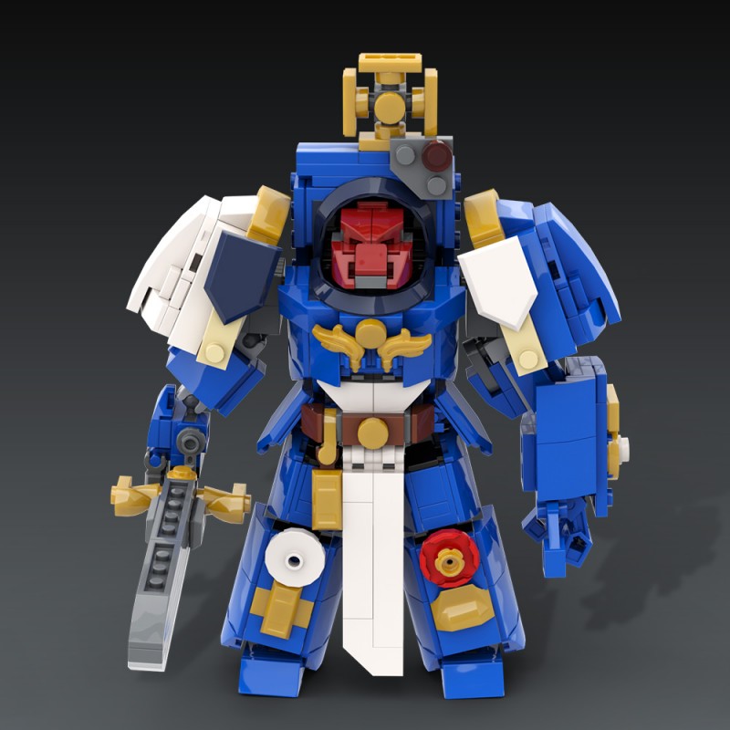 GOBRICKS MOC 195931 Terminator Captain Warhammer40k mech robot - YWOBB