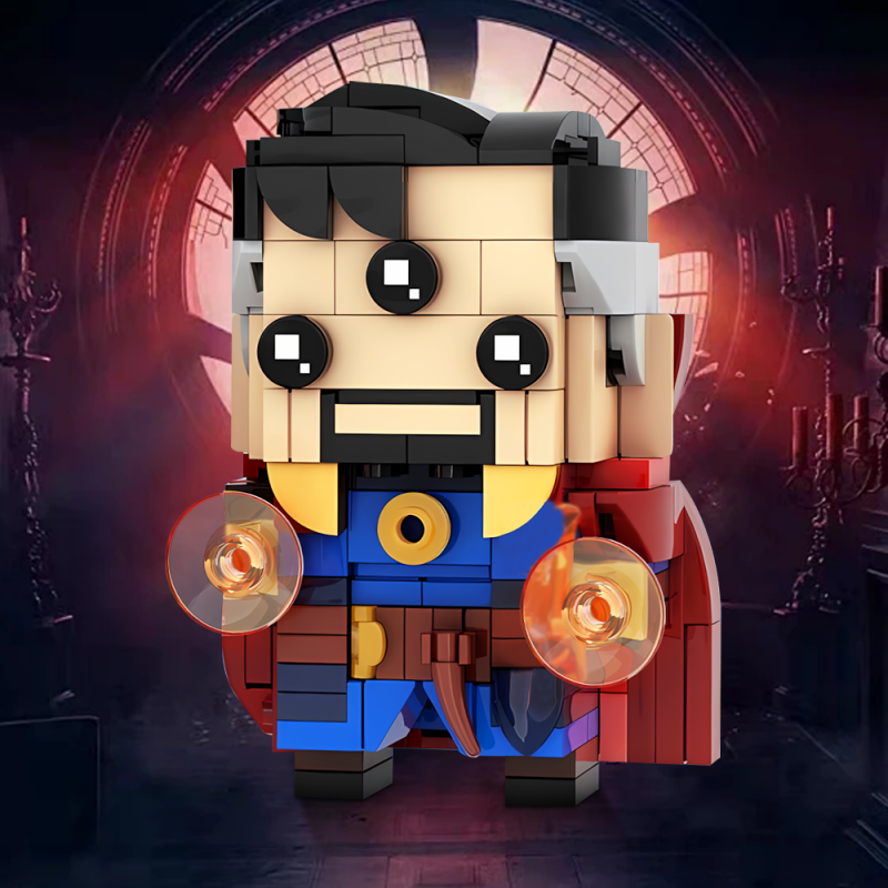 GOBRICKS MOC 114450 Doctor Strange Brickheadz - YWOBB