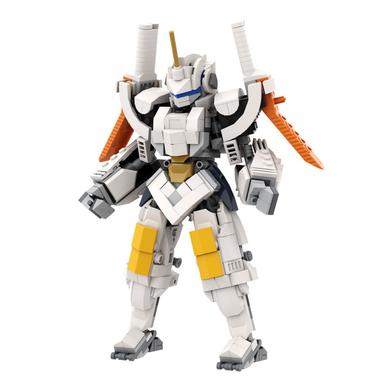 GOBRICKS MOC A1879 Guardian Robot - YWOBB