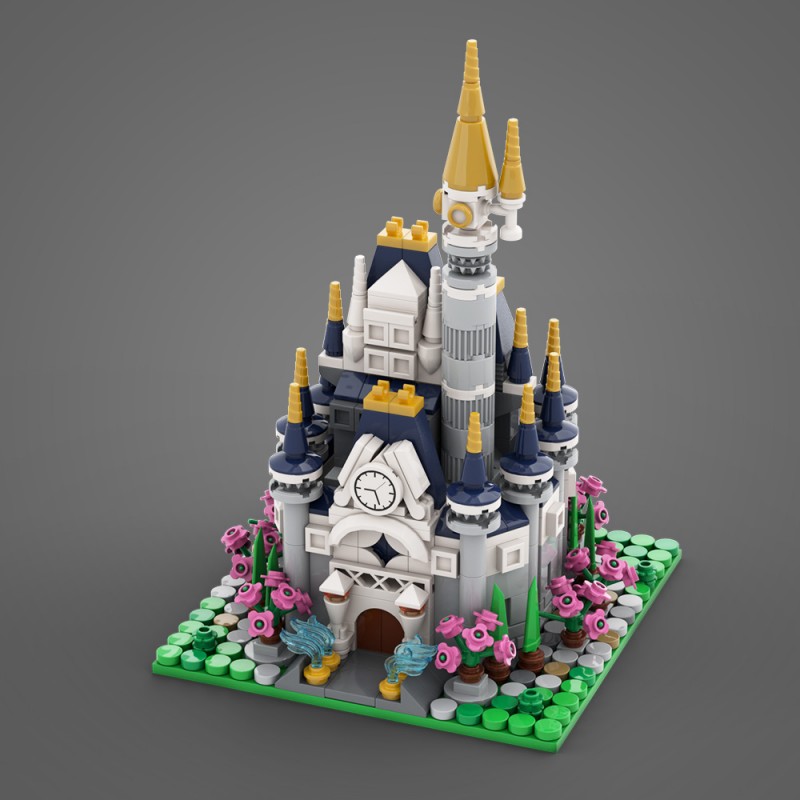 GOBRICKS MOC A2195 Fantasy Castle - YWOBB