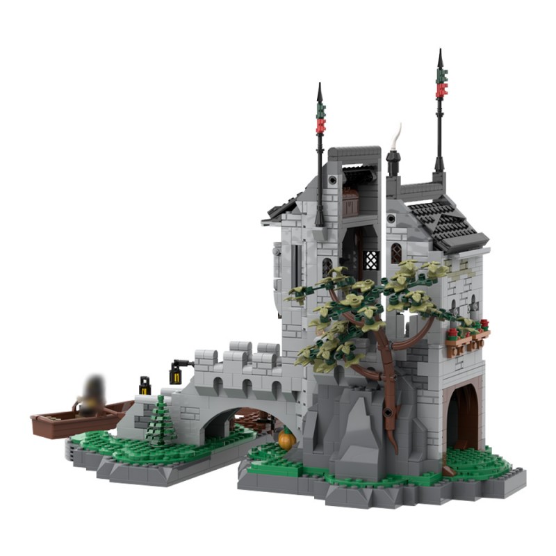 GOBRICKS MOC 198849 Woolfpack watch Tower - YWOBB