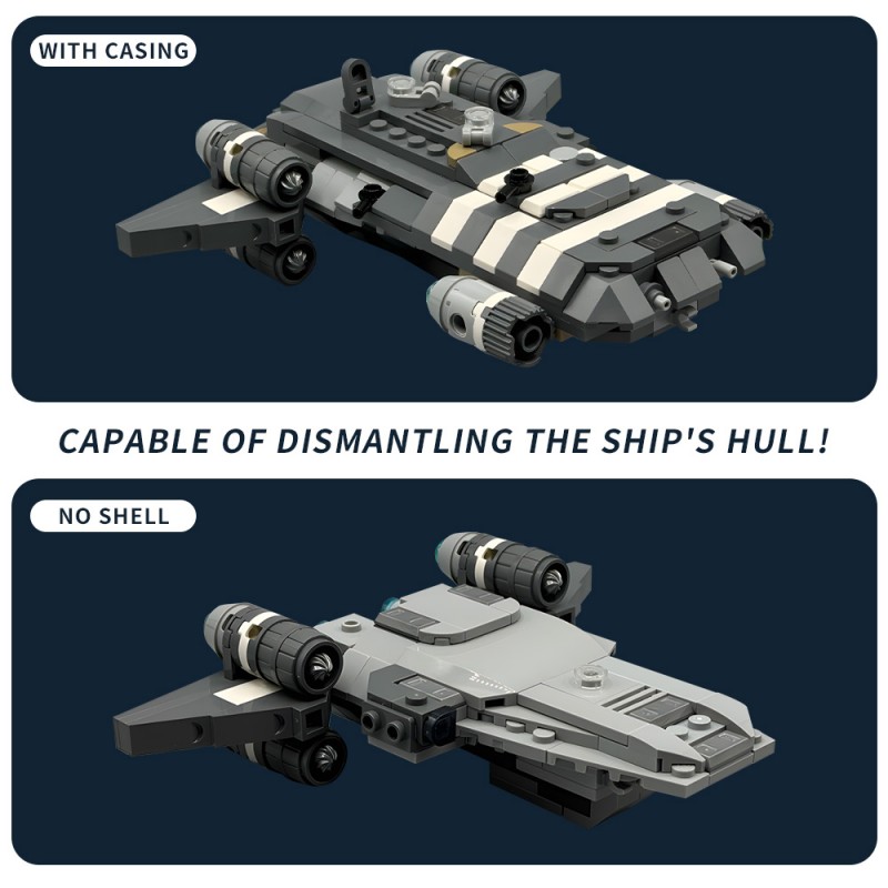 GOBRICKS MOC 207755 Midi-scale Onyx Cinder with Hull Demolition Function! - YWOBB