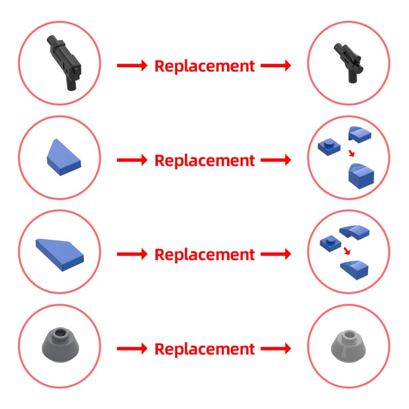 GOBRICKS MOC 214626 Astartes Space Marine Brickheadz (WH40K) - YWOBB
