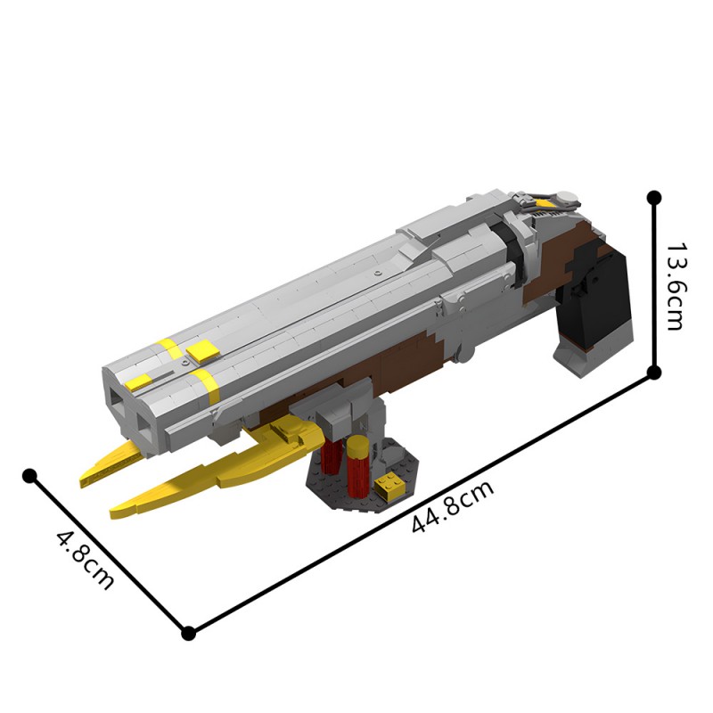 GOBRICKS MOC 210136 Doom eternal super shotgun - YWOBB
