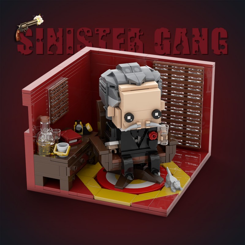 GOBRICKS MOC A2262 Godfather Vito Andolini Corleone - YWOBB